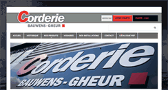 Desktop Screenshot of corderie-bauwens.be