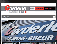 Tablet Screenshot of corderie-bauwens.be